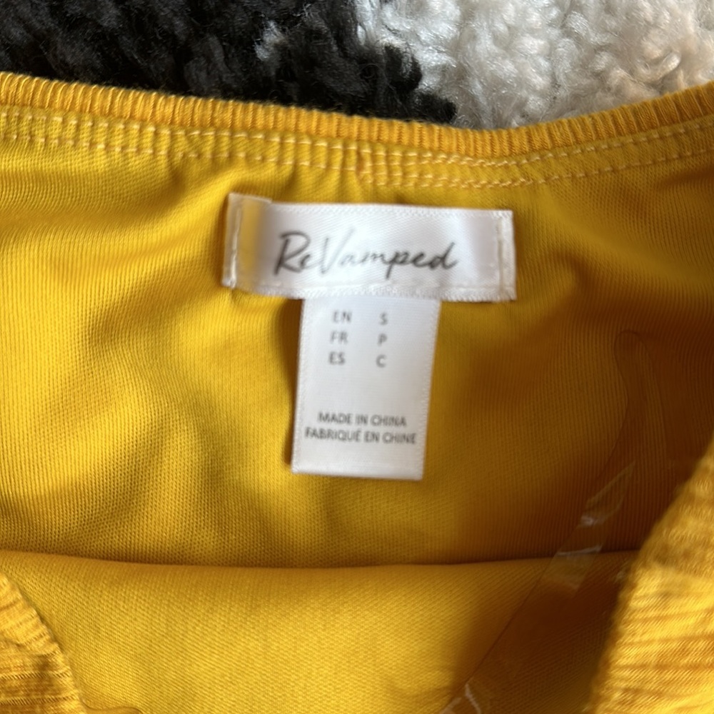Yellow Tube Top - Picture 2 of 2